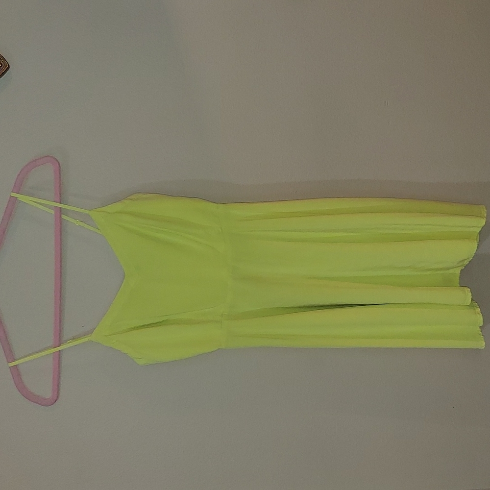 Bright yellow summer dress